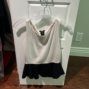 Alice + Olivia peplum shirt XS